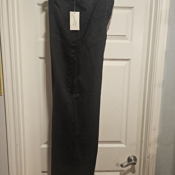 Wide leg jeans (stonewash blue) - Picture 5 of 11